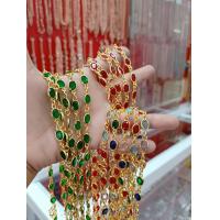 ราคา สร้อยคอทับทิมแดงโกเมน สร้อยคอทับทิมสีเขียวมรกต นพเก้า (17016644997)