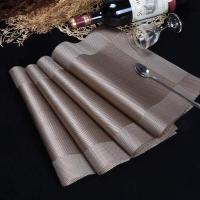 ราคา LRF 2ชิ้น Placemats จัดเลี้ยงลื่นแผ่นฉนวนกันความร้อนแผ่นชามจานรองแก้วผ้าปูโต๊ะแผ่นตารางชามแผ่นตกแต่งบ้าน (16237191060)