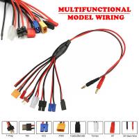 ราคา UnVug 8 In 1 RC Lipo สายชาร์จแบตเตอรี่ปลั๊กกล้วยอะแดปเตอร์ชาร์จในรถยนต์ตะกั่ว (20691136518)