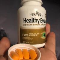 ราคา Healthy Eyes Extra 36 Tablets 21st Century วิตามินบำรุงสายตา with Lutein Zinc Vitamin B เพื่อสุขภาพที่ดีของดวงตา (7628586658)