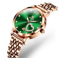 ราคา OLEVS 5189 Quartz Waterproof Watches For Women Stainless Steel Band Fashion Women Wristwatch (20438670714)