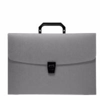 ราคา กระเป๋าใส่เอกสารหูหิ้วล๊อค สีเทา (142785357)