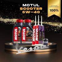 ราคา ชุดน้ำมันเครื่อง สำหรับ New Vespa MOTUL SCOOTER 5W40 เฟืองท้าย MOTUL กรองน้ำมันเครื่อง (21088010756)