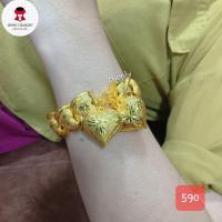 ราคา มือหัวใจหนัก5บาท งานทอง24k ทนน้ำ ทนเหงื่อ ตะขอมีตราปั๊ม ใส่ติดตัวได้ ใส่อาบน้ำได้ มี2ลาย (19336744522)
