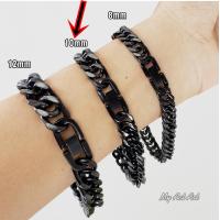 ราคา สร้อยข้อมือสแตนเลส 8 mm เลสข้อมือ สีดำ สร้อยข้อมือโซ่ สร้อยข้อมือแสตนเลส แท้ราคาถูก กำไลข้อมือ กำไรข้อมือ ของขวัญ เครื่ (9743962014)