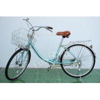 ราคา จักรยานแม่บ้านญี่ปุ่น ล้อ 24 นิ้ว ไม่มีเกียร์ สีฟ้า จักรยานมือสอง (18346227095)