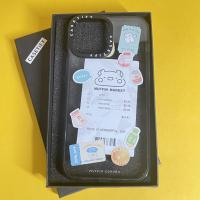 ราคา Casetify X Lulu S Ticket Lulu ขอบสีดำกรอบแบบอักษร Sideband แบบใส Apple IPhone 11 12 13 14 Pro Max เคสหลังอะคริลิคใสแบบแข็งพร้อมกล่อง (20184391250)