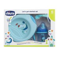 ราคา คูปอง 2 ต่อ Chicco Weaning Set 6M ชุดอุปกรณ์ทานข้าวสำหรับเด็ก สำหรับเด็กอายุ 6 ขวบขึ้นไป (9834388604)