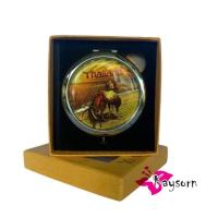 ราคา กระจก กระจกลายไทย กระจกส่องหน้า ของฝาก ของที่ระลึกจาก Thailand (11624993841)