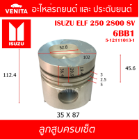 ราคา 6BB1 รูไม่ทะลุ ลูกสูบ ครบชุด 4 ลูก พร้อม แหวนลูกสูบ และ สลัก ISUZU ELF 350 3600 6BB1 อีซูซุ อีแอลเอฟ 350 3600 6BB1 5 12111013 1 STD ลูกสูบพร้อมสลัก IZUMI SKURA MAHLE หยดน้ำ ART (17837860542)