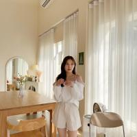 ราคา เสื้อแขนยาว เปิดไหล่ สายผูกโบว์ (18715676007)