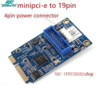ราคา การ์ดมินิ PCI E ถึง19 Pin USB 3 0 Mini PCIE กับอะแดปเตอร์ USB3 0 20PIN 19Pin (21205402071)