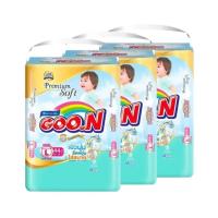 ราคา ยกลัง3ห่อ คละไซส์ได้ กูนน์ GOON ผ้าอ้อมเด็กรุ่นพรีเมี่ยมแบบกางเกงซึมซับ 6แก้ว (20400535155)