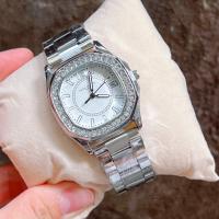 ราคา นาฬิกาข้อมือ ผญ นาฬิกาผู้หญิง นาฬิกาข้อมือผญ สายนาฬิกา สแตนเลส นาฬิกาสีโรสโกลด์ นาฬิกาควอตซ์ นาฬิกาทางการ กรอบประดับเพชร ขนาด 32 มม (16029571005)