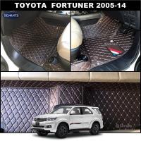 ราคา พรมปูพื้นรถยนต์6D TOYOTA FORTUNER 2005 14 พรม6D QX สวยงาม เข้ารูป ปูเต็มคัน 7ชิ้น (5819962616)