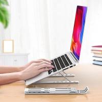 ราคา ที่วางแล็ปท็อป Laptop Stand อะลูมิเนียม ขาตั้งโน้ตบุ้คพกพาสะดวก แท่นวางโน้ตบุ้ค แข็งแรง ปรับได้6ระดับ (21016903803)