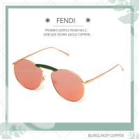 ราคา แว่นกันแดด FENDI รุ่น FF0368 S GENTLE FENDI NO 2 DDB SIZE 59 MM GOLD COPPER (18294210570)