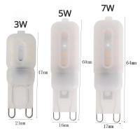 ราคา หลอดไฟ G9ขนาดเล็กที่สามารถหรี่แสงได้หลอดไฟข้าวโพด LED 2835 3W 5W 7W สำหรับโคมระย้า14หลอด LED 22LED 32ดวง220V เปลี่ยนหลอดฮาโลเจน20W 40W 60W (19637917278)