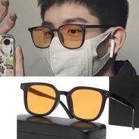 ราคา แว่นกันแดดแฟชั่นสีดำแว่นตากันแดดทรงเหลี่ยมสำหรับผู้ชายและผู้หญิงแว่นตากรอบตาแมวสุดชิคจากร้าน We (18985870118)