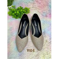 ราคา B02 พร้อมส่ง B7 435 Zise 35 45 Belongse ปลายแหลมส้นตัน สูง2 5นิ้ว สวยทน เก็บทรงดี มี7สี (17243170822)