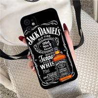 ราคา Casing หรับ iPhone 11 12 Mini X Xs XR Pro Max 6 6s 7 8 6 7 8 Plus 5 5s SE 2020 G137 jack daniel Wine Pattern Phone เคสโทรศัพท์ อ่อนนุ่ม TPU Black ปก (19711064000)