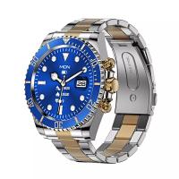 ราคา New Design Top Band Smart Watch Stainless Steel Mul function IP68 Waterproof BT 5 0 Wristwatches aw12 smartwatch (16927539248)