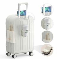 ราคา TOP TEAM กระเป๋าเดินทาง suitcase กระเป๋าเดินทางล้อลาก 20 24 นิ้ว สีน้ำเงิน insขายดี กระเป๋าเดินทางล้อลาก กรอบอลูมิเนียม วัสดุ PC 4สี (21131242078)