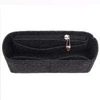 ราคา รู้สึกแทรกกระเป๋าออแกไนเซอร์เหมาะกับสำหรับ FENDI Baguette กระเป๋าในกระเป๋าแต่งหน้ากระเป๋าถือออแกไนเซอร์เดินทางภายในกระเป๋ากระเป๋าเครื่องสำอางแบบพกพา (14900999322)