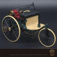 ราคา HUAN เด็กๆเด็กๆ เรโทร ของขวัญสำหรับเด็ก การจำลองแบบจำลอง โมเดลรถสามล้อสามล้อ ล้อสามล้อ ของเล่นรถของเล่น (21056086851)