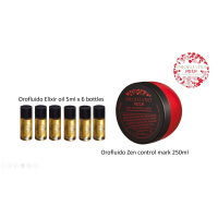 ราคา Orofluido Elixir Argan Oil 5ml x 6 น้ำมันอาแกนออยบำรุงเส้นผมให้นุ่มลื่น ขนาดเล็ก พร้อมทรีตเม้นทบำรุงเส้นผมสำหรับผมแห้งเสีย orofluido ZEN 250ml (10061691421)