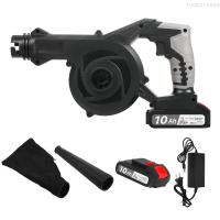 ราคา เครื่องเป่าใบไม้พลังงานแบตเตอรี่น้ำหนักเบา21โวลต์สำหรับลานบ้านทางเท้าเครื่องเป่าใบไม้ใบเล็กเครื่องเป่าและเครื่องดูดฝุ่นแบบ2 In 1พร้อมสวิตช์ตัวควบคุมความเร็วที่ไม่มีที่สิ้นสุด (20227497530)