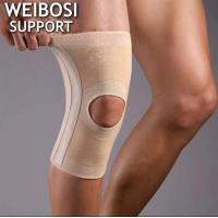 ราคา Weibosi Knee support ผ้าสวมพยุงหัวเข่า ลดปวดเจ็บหัวเข่าเสริมสปิง 2 เส้น เนื้อผ้ายืดใส่สบาย จากห้างหรู 1 กล่องมี 1 ชิ้น (17101141892)