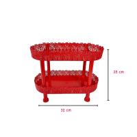 ราคา ชั้นวางของ ชั้นวางของอเนกประสงค์ ชั้นวางพลาสติก ชั้นวางของขนาดเล็ก แข็งแรง ทนทาน ชั้นวางของ 2 ชั้น พร้อมส่ง (16700310011)