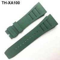 ราคา Substitute Richard mille waterproof soft silicone strap raw ear type (19706563921)