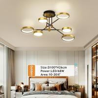 ราคา SUNMEIYI ไฟเพดาน Led ที่ทันสมัยโคมไฟเพดานสำหรับห้องนั่งเล่นสีดำและสีทองไฟติดเพดาน Led ในห้องนอนห้องนั่งเล่น (20068005393)