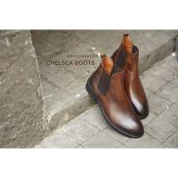 ราคา 901 Arcobareno Chelsea Boots Panited Patina รองเท้า ผู้ชาย งานหนัง Italy แท้ HandMade สุดคลาสสิค ด้วยรองเท้าหนังดีไซน์คลาสสิคคุณภาพสูง 901 (17024879425)