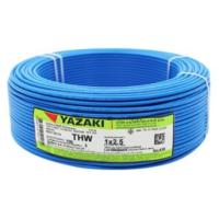 ราคา YAZAKI สายไฟ THW ความยาว 100 เมตร ม้วน รุ่น 60227 IEC01 THW ขนาด 1x2 5 Sq mm มี 8 สีให้เลือก (18895365709)