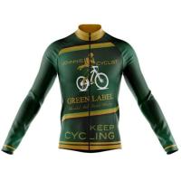 ราคา เสื้อยืดแขนยาวปั่นจักรยานของผู้ชายใหม่2023ตัวเสื้อจักรยานบนถนน MTB ป้องกันแสงแดดเสื้อปั่นจักรยานระบายอากาศฤดูใบไม้ผลิฤดูร้อน (17547647504)