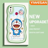 ราคา YIWESAN เคสสำหรับ Realme 3 Pro เคส3i Realme ลายการ์ตูนน่ารักโดราเอม่อนโบกสีสันสดใสน่ารักขอบกันกระแทกแบบใสนุ่มเคสมือถือโปร่งใสลายกล้องถ่ายรูปสร้างสรรค์เรียบง่ายฝาครอบป้องกันซิลิโคน (17510014888)