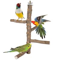 ราคา ไม้ธรรมชาติสำหรับสัตว์เลี้ยงนกแก้วส้อมไม้ดิบกิ่งต้นไม้ชั้นวางนกกระรอกหนูแฮมสเตอร์กิ่งไม้ที่เกาะกัดเคี้ยวอุปกรณ์ของเล่นรูปแท่ง (17337844511)