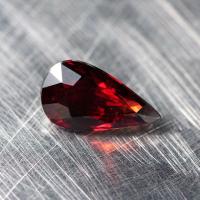ราคา 1 90 ct โกเมน แดง Red Garnet ทรงหยดน้ำ แอฟริกา (19232473386)