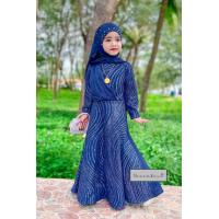 ราคา ชุดเด็กมุสลิมหญิงชุดเดรสคุณหนูแต่งกริตเตอร์ ชุดเดรสเด็กผู้หญิงอิสลาม ชุดเดรสเด็กผู้หญิงมุสลิม เดรสเด็กน่ารัก เนื้อผ้าซาร่า (19923927520)
