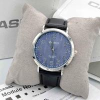 ราคา ใหม่ล่าสุด นาฬิกาข้อมือผู้ชาย สีดำ นาฬิกาแฟชั่น casio สีใหม่ กันน้ำได้ สายหนังไม่ต้องตัดสาย สวมใส่ง่าย ฟรี ถ่านสำลอง พร้อมส่ง (19784174999)