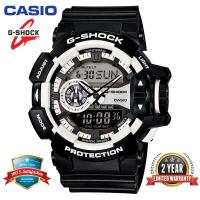 ราคา ต้นฉบับ G Shock GA400 ผู้ชายนาฬิกาสปอร์ตคู่แสดงเวลา 200 เมตรกันน้ำกันกระแทกและกันน้ำเวลาโลก LED อัตโนมัติแสงกีฬานาฬิกาข้อมือพร้อมการรับประกัน 2 ปี Gshock GA 400 1A พร้อมสต็อก (18596102219)