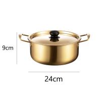 ราคา หม้อต้มเกาหลี หม้อต้มรามยอน หม้อมาม่าเกาหลี หม้อต้มมาม่า หม้อทองเหลือง แข็งแรง พร้อมฝา korean pot Bleenhouse (15195029825)