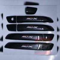 ราคา เบ้ามือจับประตู แคปล่า ครอบมือจับ โลโก้แดง Isuzu Mux Mu X 2021 2022 เบ้ามือจับ ครอบมือจับ ทั้งเว้าเซ็นเซอร์ และ ไม่เว้าเซนเซอร์ MU X 2021 22 23 (9367760183)