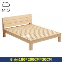 ราคา MIO เตียง เตียงไม้ เตียงไม้สนไม้แท้ เตียงผู้ใหญ่ เตียงไม้ ฐานเตียง ไม้คุณภาพดี มี3ขนาด 3ฟุต 5ฟุต 6ฟุต จัดส่งภายใน 24 ชั่วโมง (7437326366)