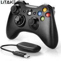 ราคา Game Controller Multi Platform Compatibility 2 4G Ergonomics Design Controller Dual Vibration Compatible For Xbox 360 360 PC (20447186264)