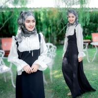 ราคา ชุดเดรสอิสลาม ผู้หญิงสไตล์แฟชั่นมุสลิม เหมาะกับผญอิสลามใส่ออกงาน IM41 (20952814182)