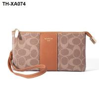 ราคา Soft Leather Mini Clutch 2023 New Womens Lightweight Fashion Mobile Phone Handbag Multifunctional Printed Coin Purse (20672648160)